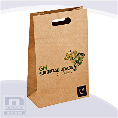 Sacolas de Papel Kraft Personalizada — foto 3