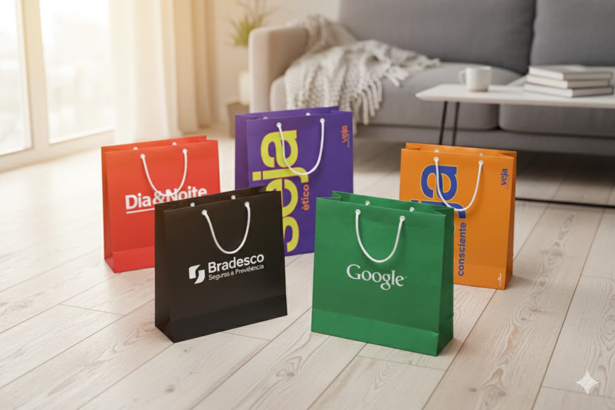 Sacolas de Papel Offset Personalizadas