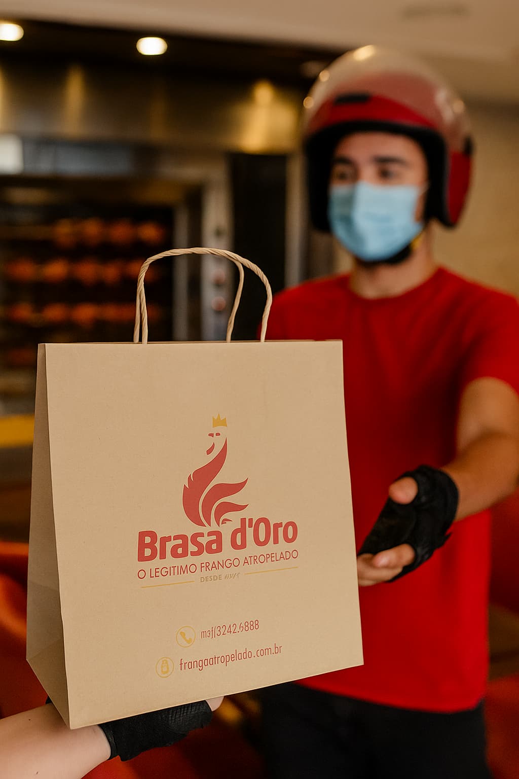 Sacolas Kraft Personalizadas para Delivery