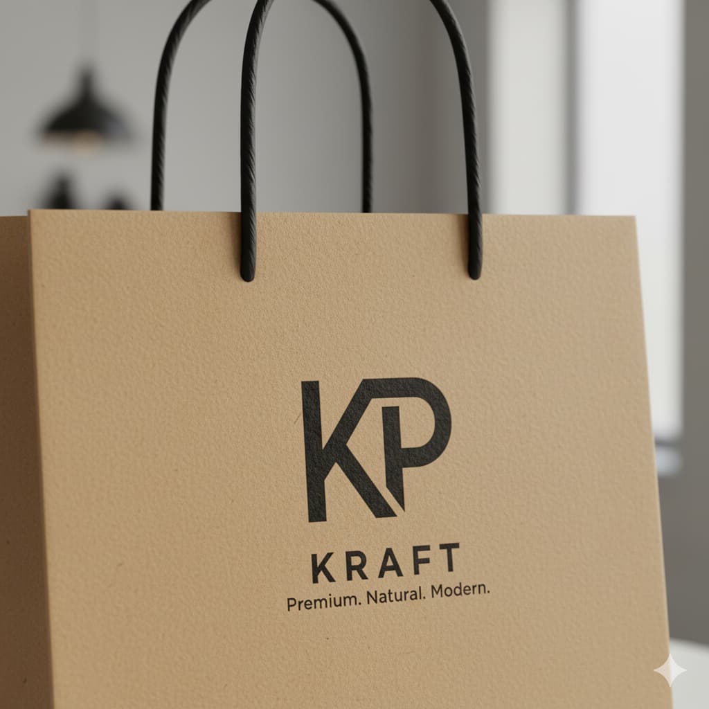Sacolas Kraft de Luxo para Boutiques
