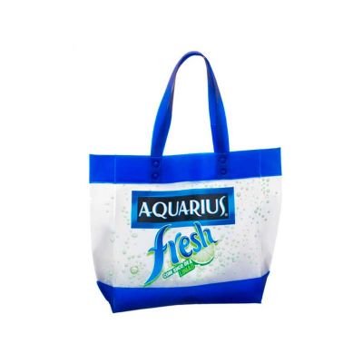 Sacolas Promocionais Para Brinde Confeccionada em Pvc Transparente Nas Medidas de 36 x 37 x 7 cm i
