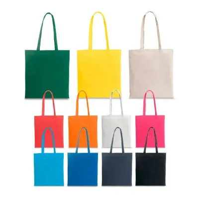 Sacolas recicladas, várias cores