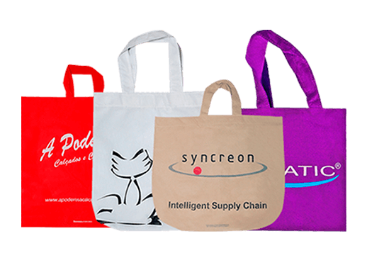 Sacolas TNT personalizadas para eventos