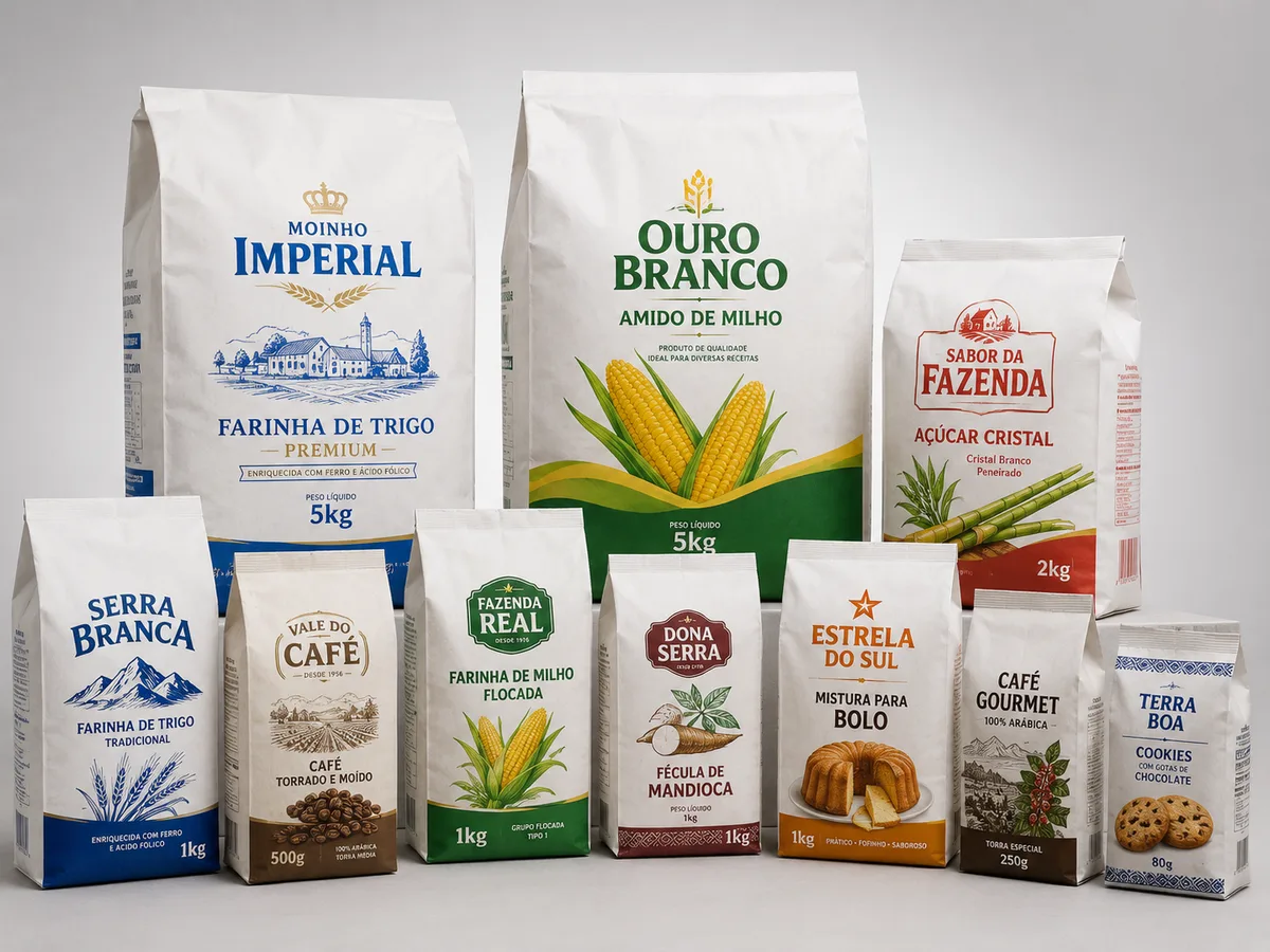 Sacos de Papel Kraft para Alimentos