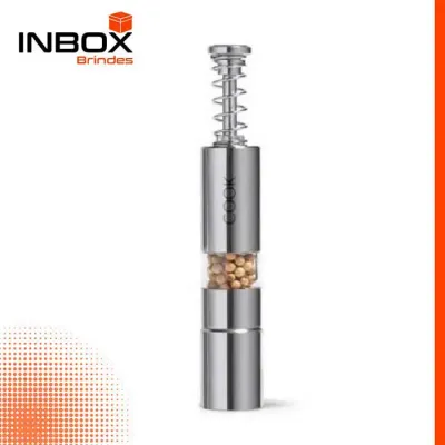 Saleiro ou Pimenteiro em Aco Inox
