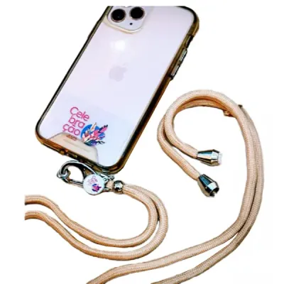 Salva-celular com pingente