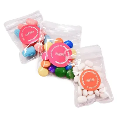 Saquinho Personalizado Com Balinhas Coloridas