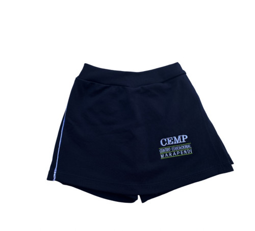 Short Saia Helanca - Azul Marinho - Colégio CEMP