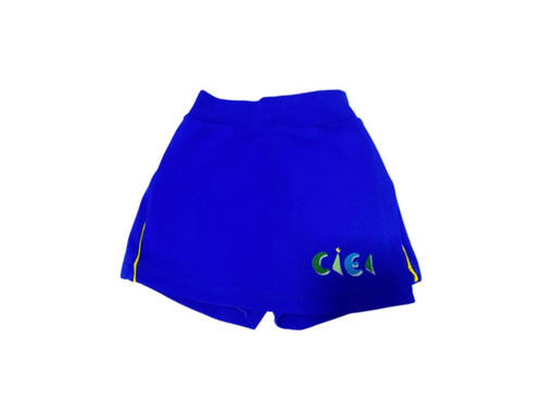 Short Saia Helanca - Azul Royal - CIEI