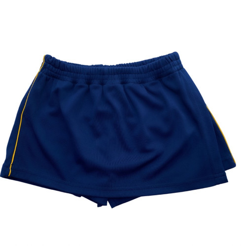 Short Saia Helanca Infantil - Azul Marinho - Colégio Palas