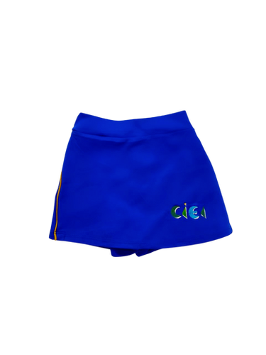Short Saia Tactel - Azul Royal - CIEI