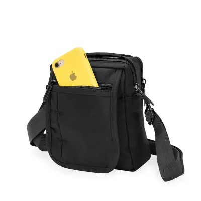 Shoulder Bag em Nylon Preta
