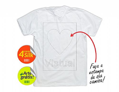 Camisa silkada em 4 cores Personalizada — foto 2