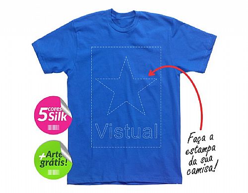 Camiseta SIlkada em 5 cores Personalizada — foto 2