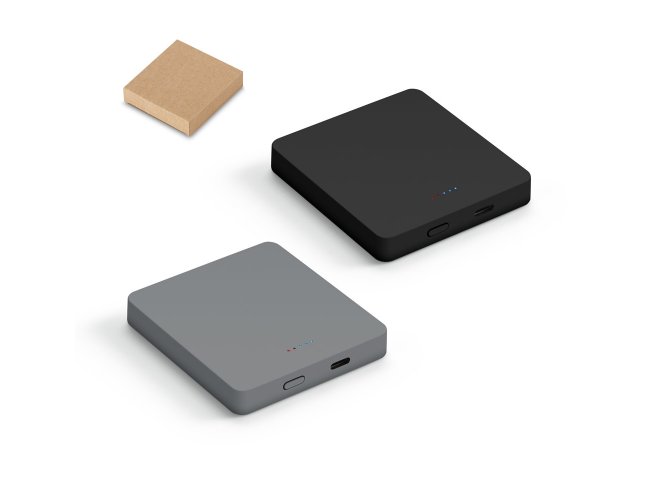 SMOOT. Bateria portátil de carregamento rápido em ABS 100% reciclado com acabamento em mate 5.000 mAh