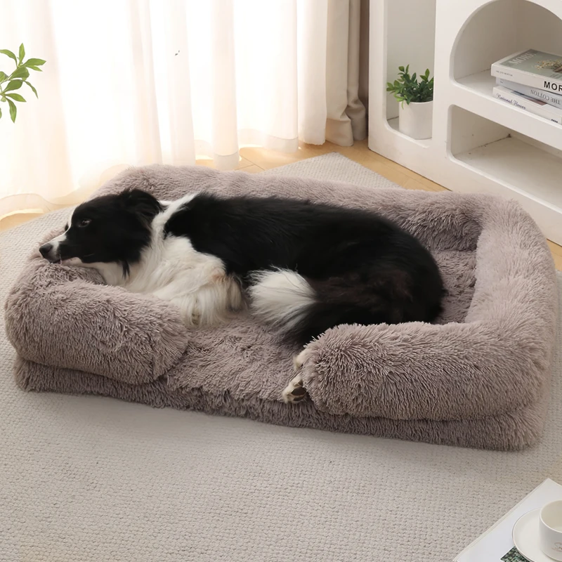 Sofá Cama Ortopédico Confortável e Durável para Animais de Estimação com Fundo Antiderrapante - Ideal para Cães e Gatos de Tamanho Médio