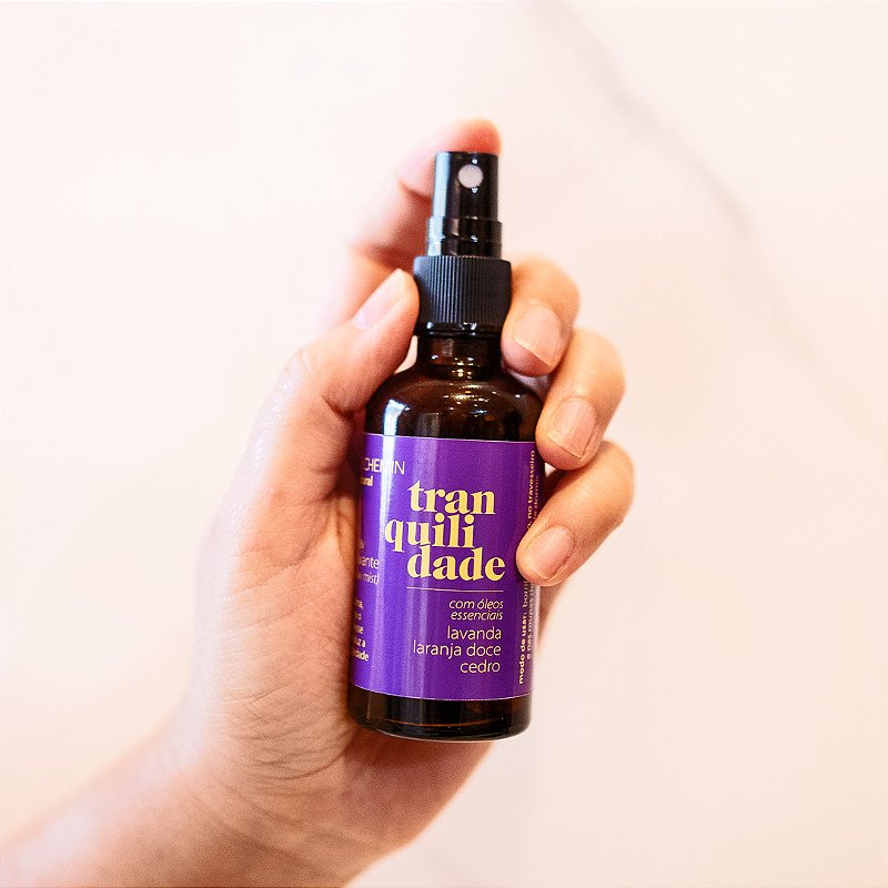Spray Relaxante com Óleos Essenciais para aliviar o Estresse e a Ansiedade