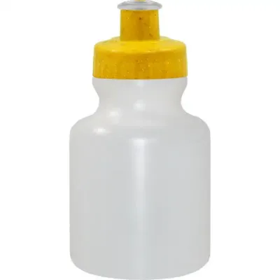 Squeeze 300ml Tampa Fibra Madeira Amarelo