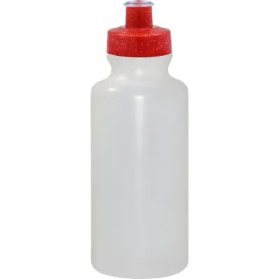 Squeeze 550ml Tampa Fibra de Madeira Vermelho