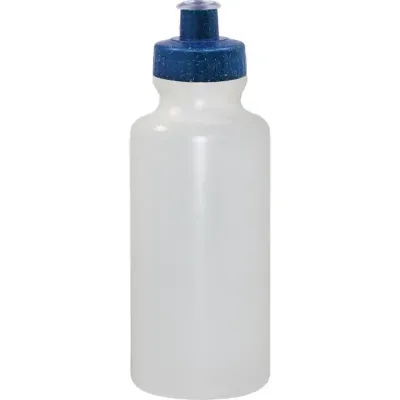 Squeeze 550ml Tampa Fibra Madeira Azul