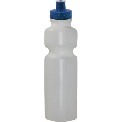 Squeeze 750ml Tampa Fibra Madeira Azul