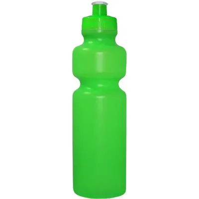 Squeeze 750ml Verde Neon em Plastico Premium