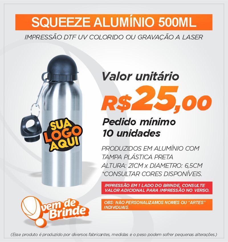 Squeeze Alumínio 500ML