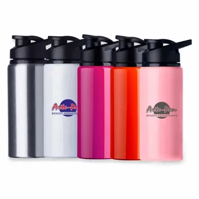 Squeeze Aluminio 600ml Com Tampa Plastica