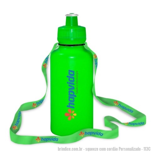 Squeeze Com Cordao Personalizado