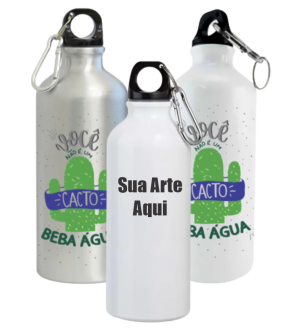 Squeeze de aluminio 500ml (Chaveiro) Sublimação