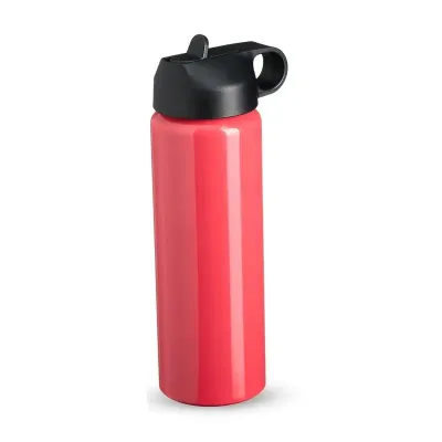 Squeeze de alumínio com capacidade para 800ml rosa