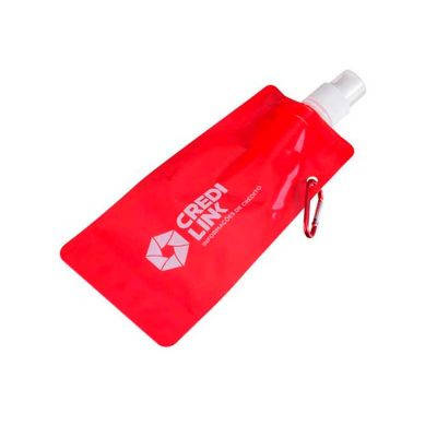 Squeeze Dobravel Personalizado e Com Capacidade de 480 ml Sua Logomarca Pode Ser Personalizada em
