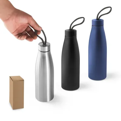 Squeeze em Aco Inox 90 Reciclado de Parede Simples 710 ml