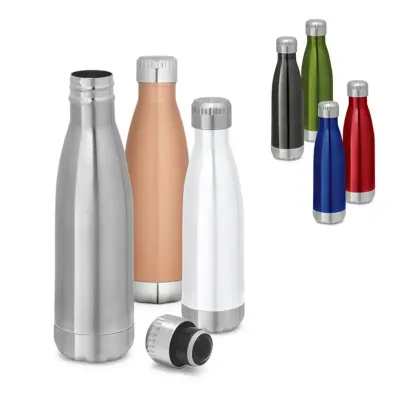 Squeeze em Aco Inox Com Parede Dupla 510 ml