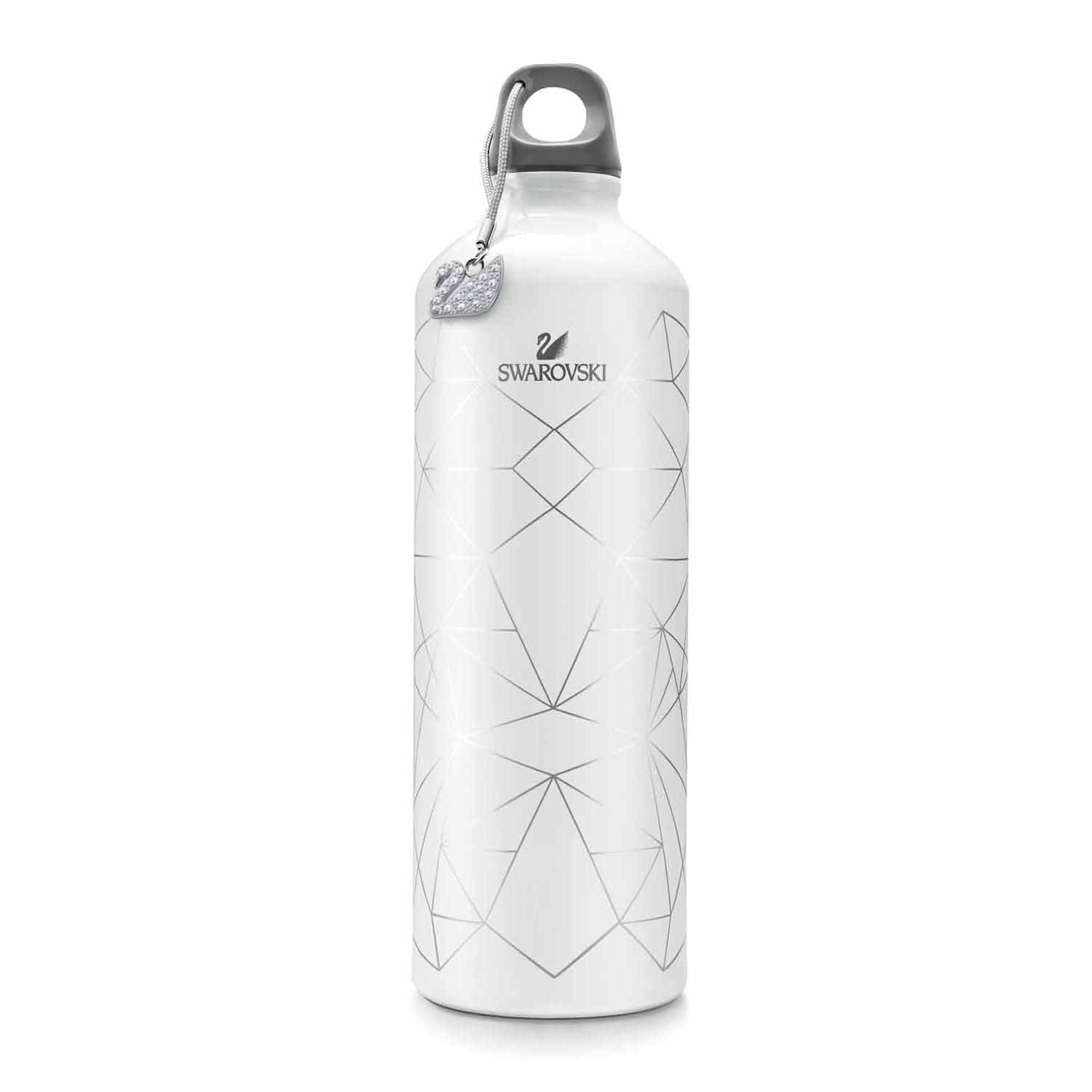 Squeeze em Alumínio 400 ml com Cisne de Cristais Swarovski