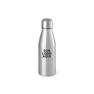 Squeeze em Aluminio Com Tampa Aco Inox 500 ml