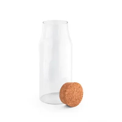 Squeeze em Vidro 800ml Com Tampa em Cortica