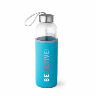 Squeeze em Vidro e Aco Inox 520ml