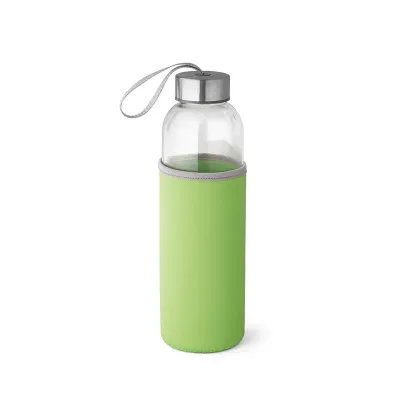 Squeeze em Vidro e Tampa em Aco Inox 520ml