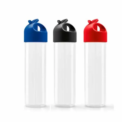 Squeeze Garrafa Plastica Com Canudo 500ml