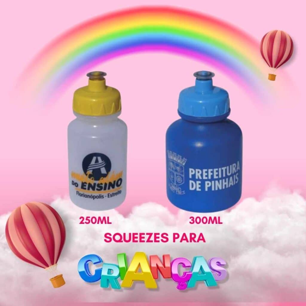 Squeeze Infantil 250 e 300ml