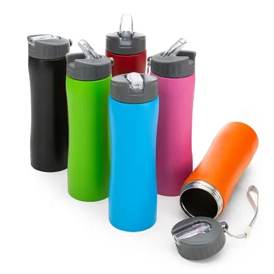 Squeeze Metal 600ml Com Gravacao a Laser