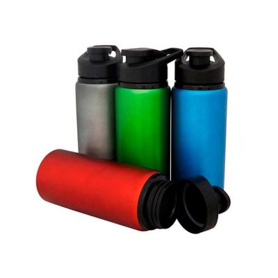 Squeeze Personalizado Para Brinde Com Capacidade de 600 ml e Material em Aluminio Essa Garrafa Sque