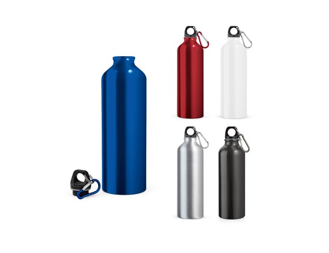 SIDEROT. Squeeze em alumínio com mosquetão 800 mL