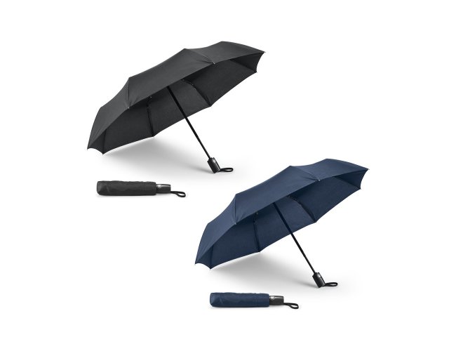 STELLA. Guarda-chuva em Pongee 190T dobrável com abertura e fecho automático