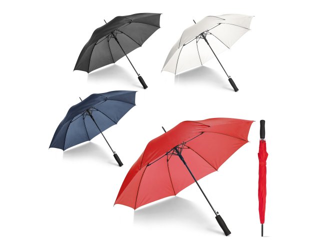 STUART. Guarda-chuva em 190T pongee com abertura automática
