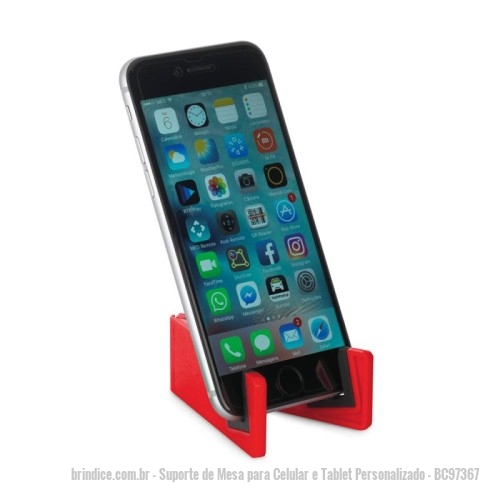 Suporte De Mesa Para Celular E Tablet Personalizado
