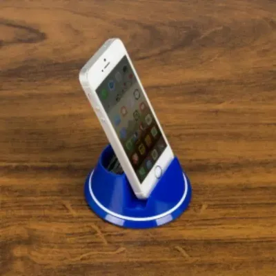 Suporte Giratorio Para Celular Com Porta Clips