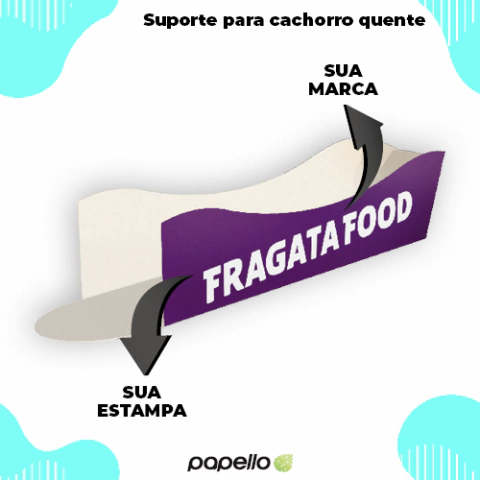 Suporte p/ Cachorro Quente Personalizado