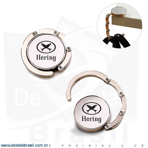 Suporte para bolsa personalizado metal dobravel